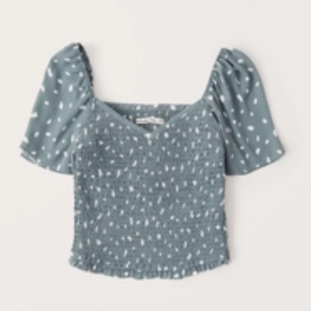 NEW Abercrombie & Fitch Puff Sleeve Blouse